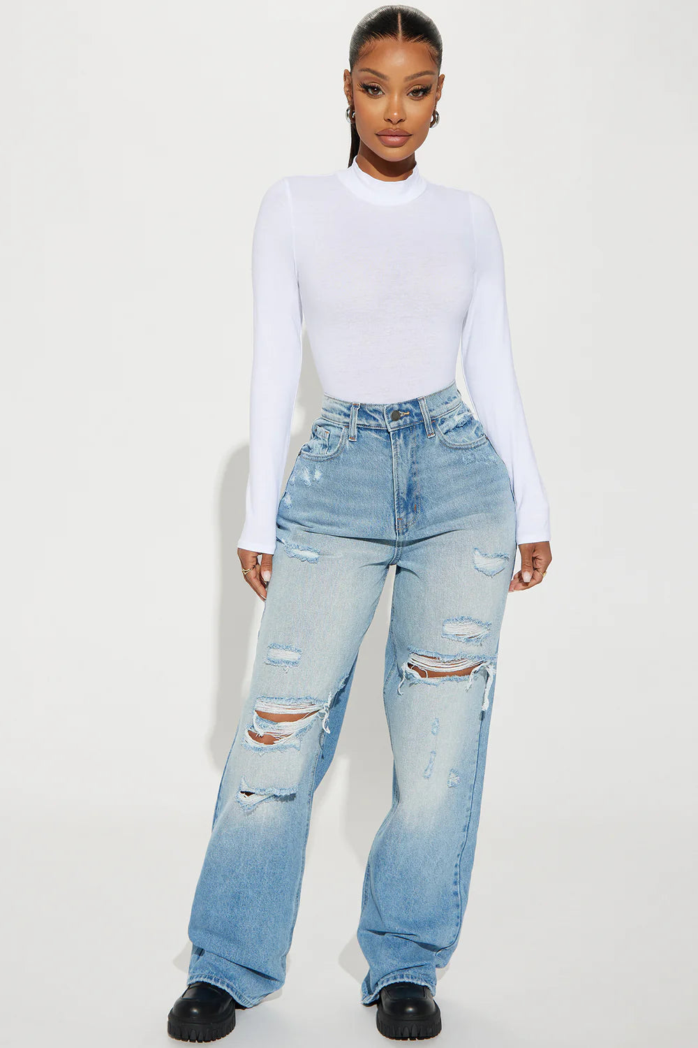 Body Suit blanco Mlarga